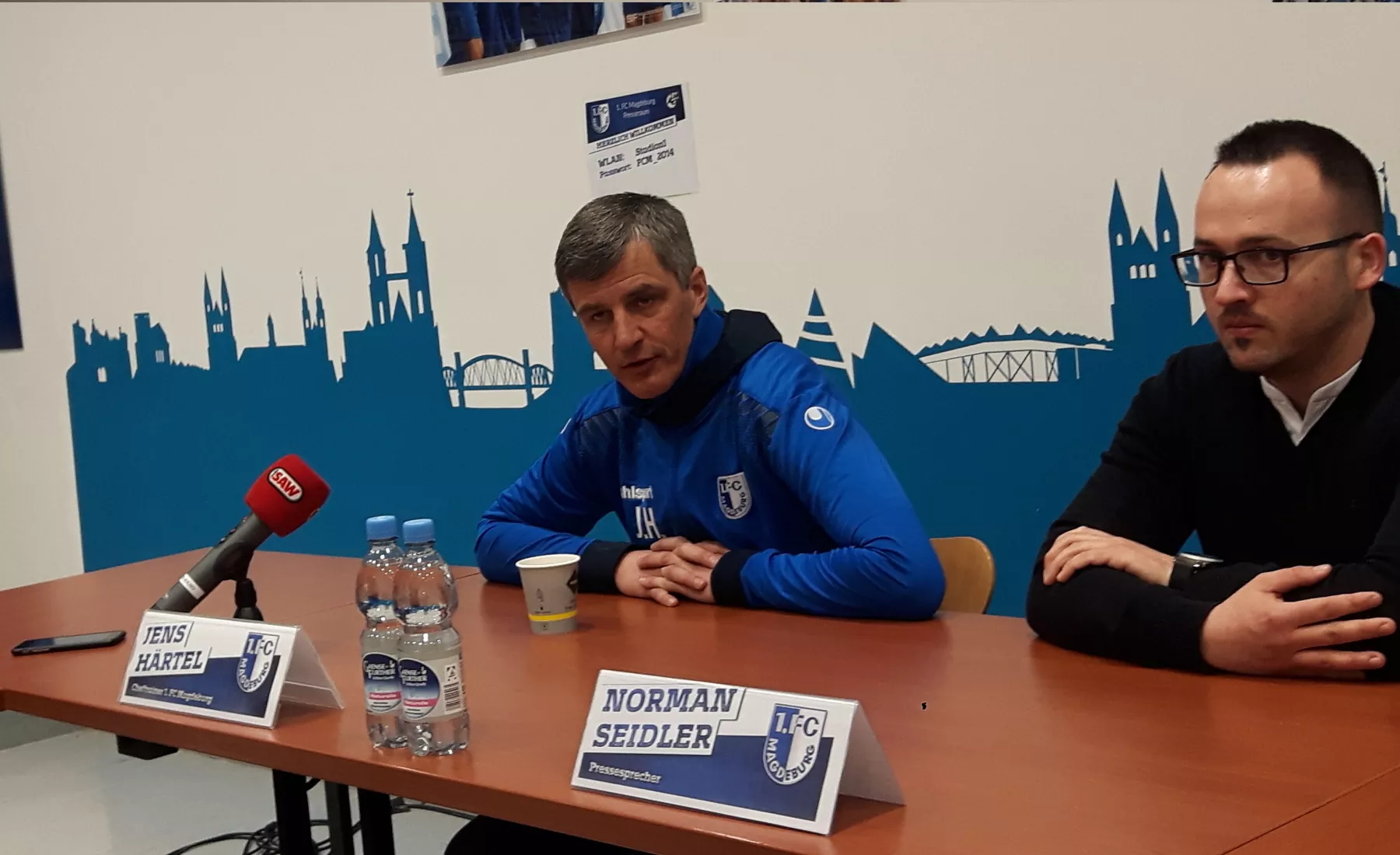 Pressekonferenz 1. FC Magdeburg