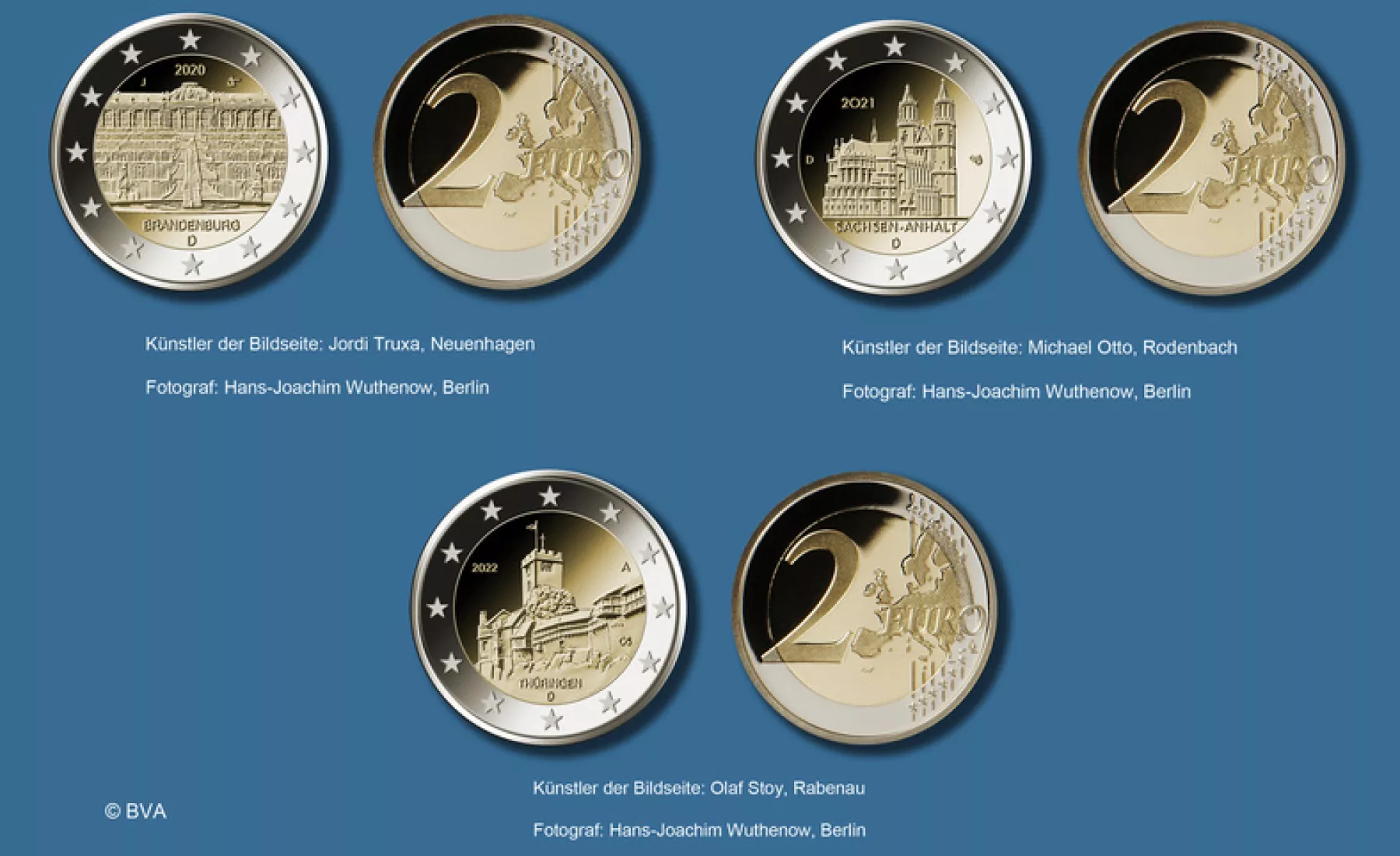 2-Eu­ro-Ge­denk­mün­zen 