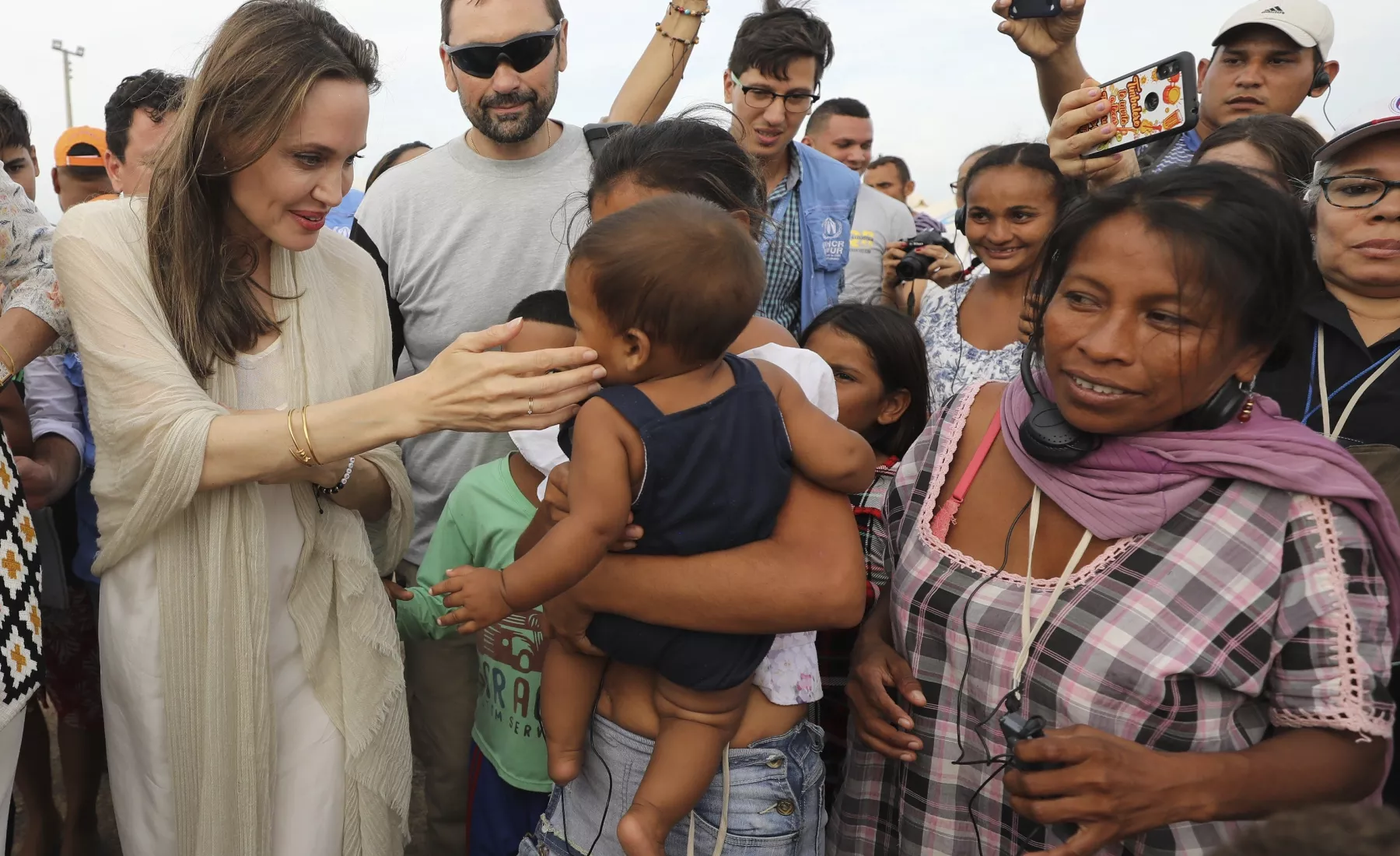 Angelina Jolie in Kolumbien 