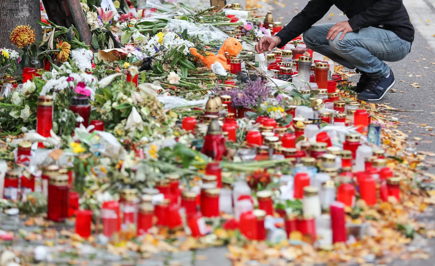 Gedenken an die Opfer vom Attentat in Halle