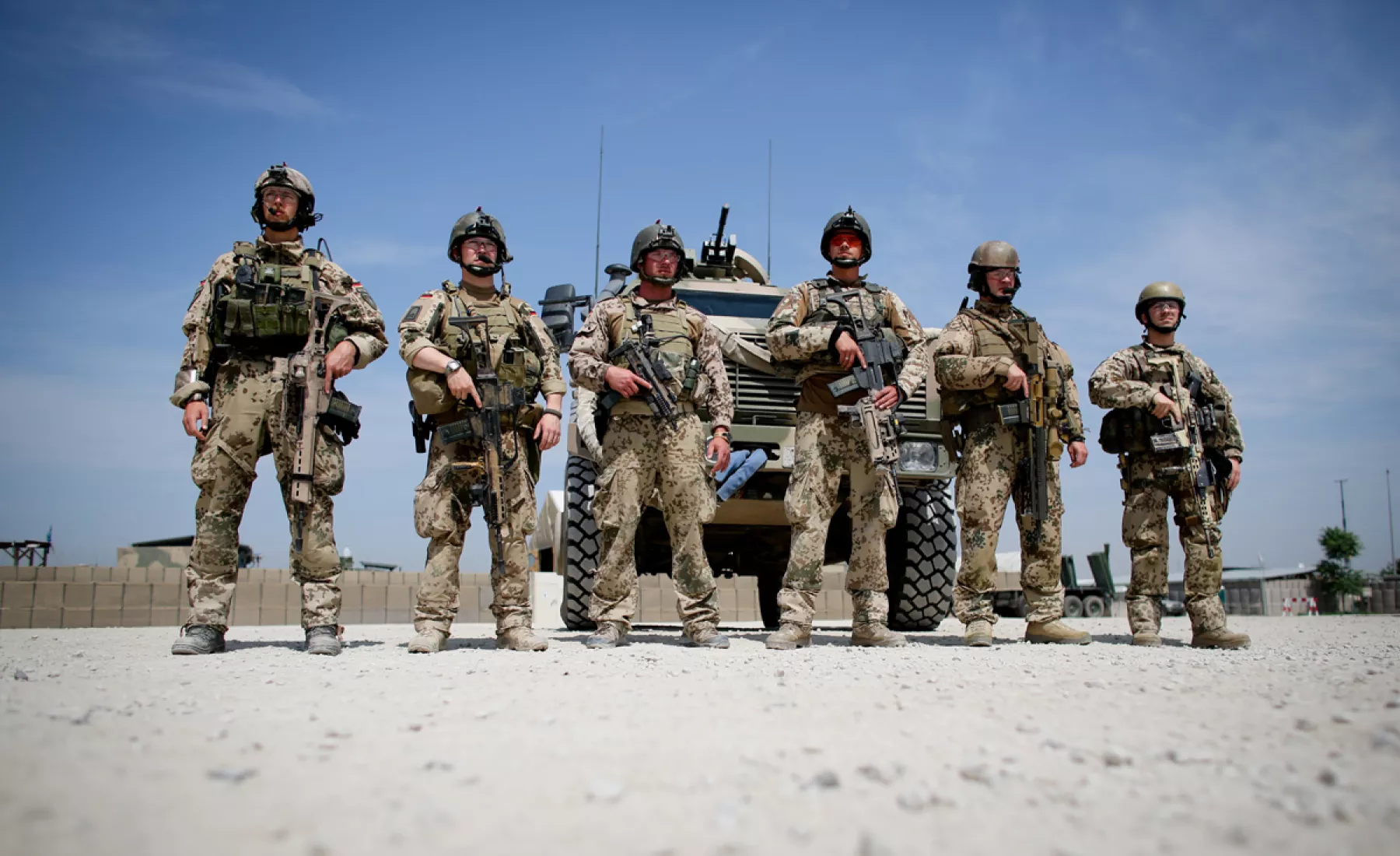 Afghanistan, Kundus: Soldaten der Bundeswehr
