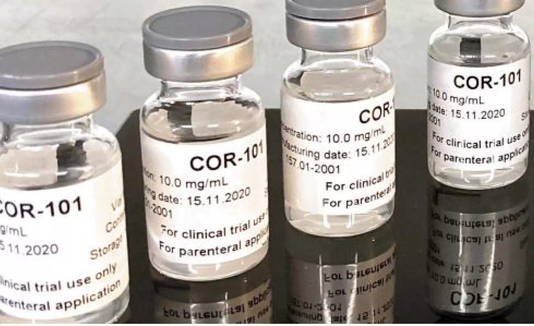 Die ersten Dosen von COR-101 stehen bereit für die klinische Prüfung