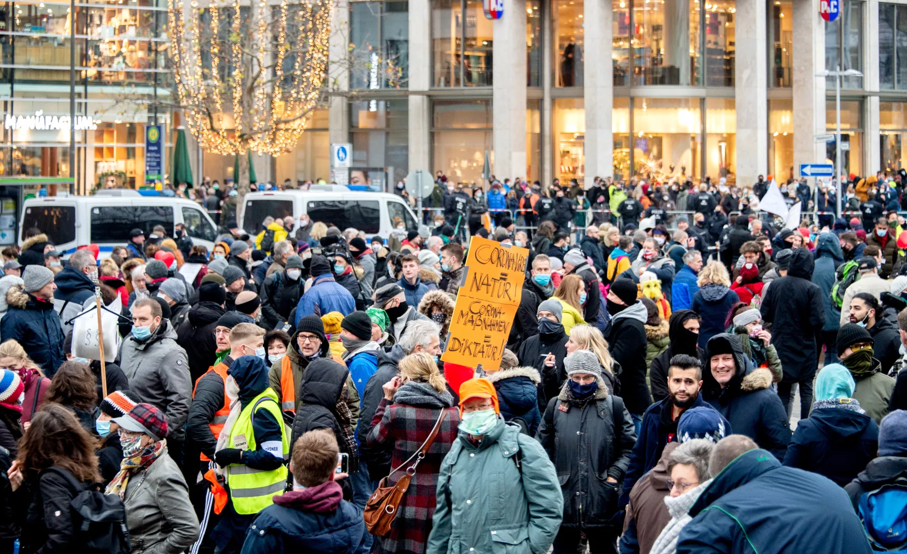Demonstration gegen Corona-Politik - Hannover