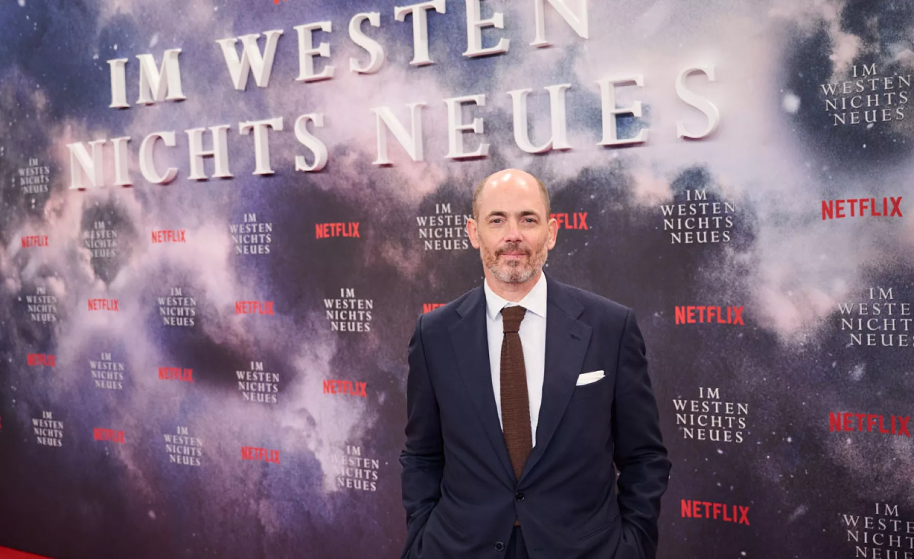 Edward Berger, Filmregisseur, im September 2022 bei der Premiere des Films «Im Westen nichts Neues» 