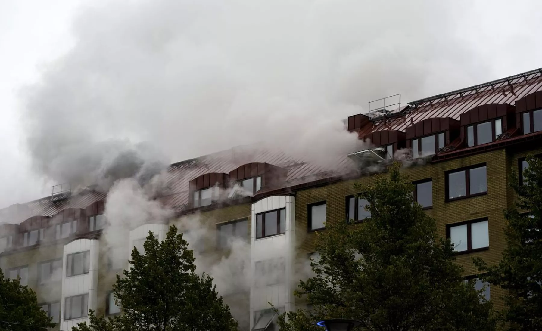 Explosion und Brand in Göteborg
