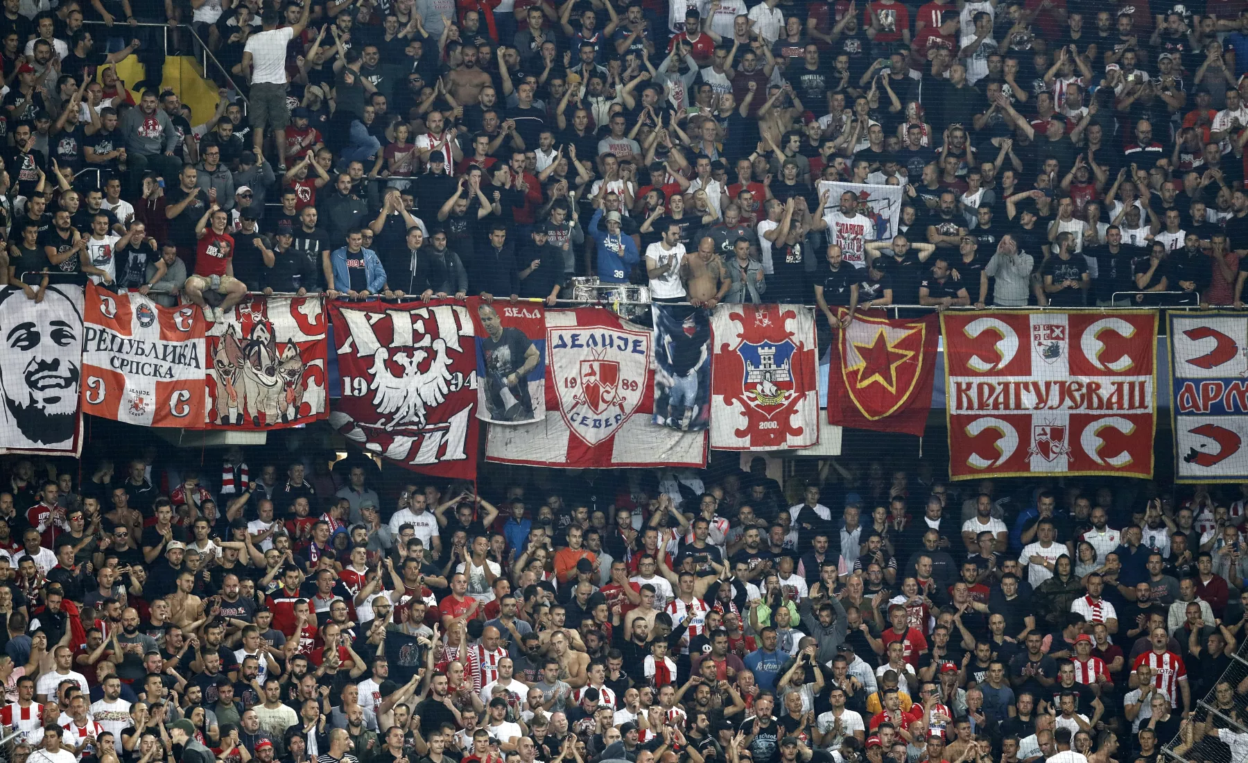 Fans von Roter Stern Belgrad