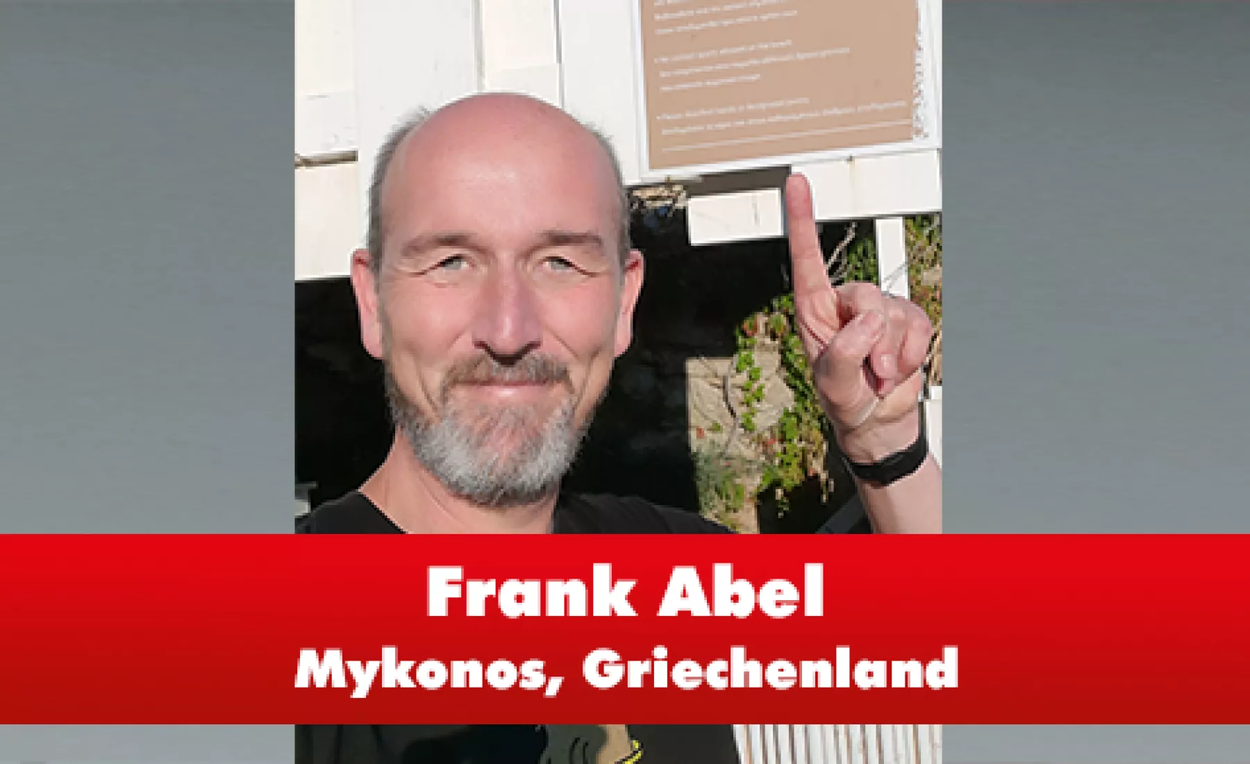 Frank Abel aus Griechenland