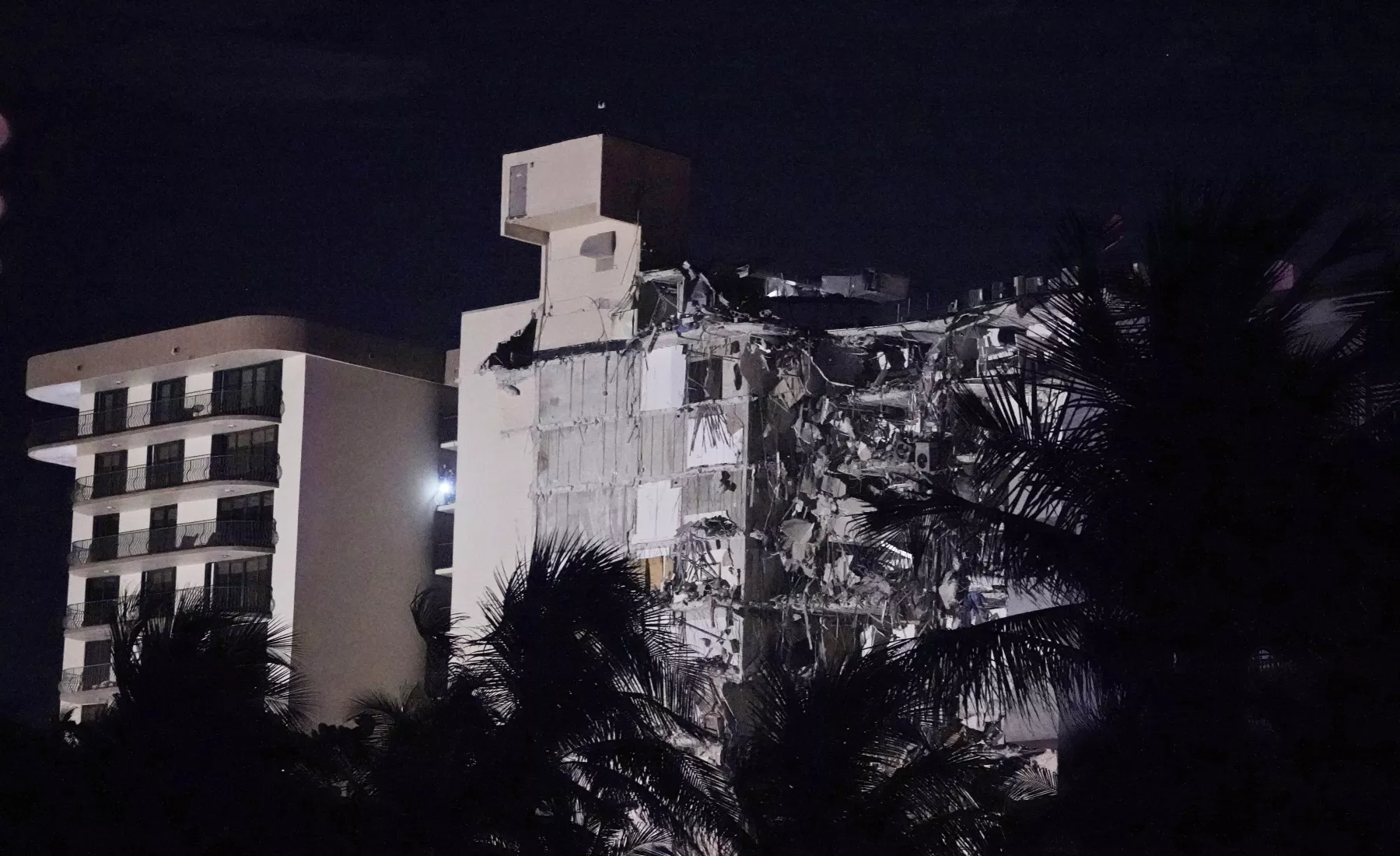 Gebäude-Einsturz nahe Miami Beach