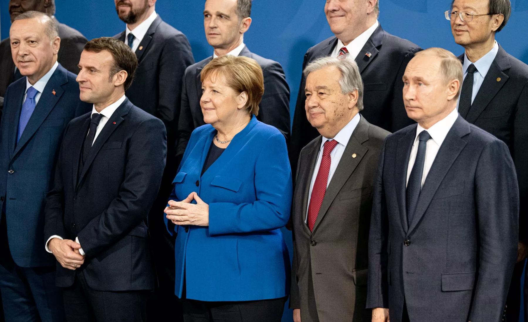 Gruppenfoto mit Angela Merkel - Libyen-Gipfel