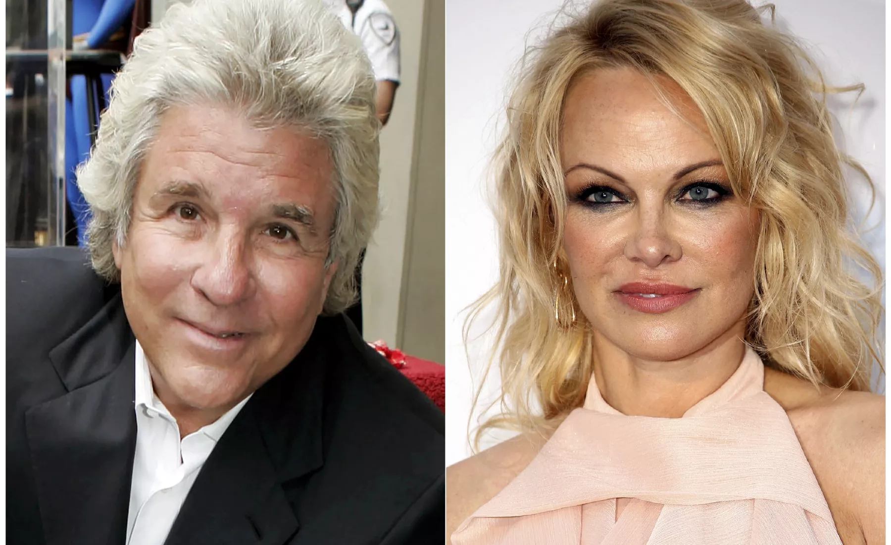 Hollywood-Produzent Jon Peters (l) und Schauspielerin Pamela Anderson 