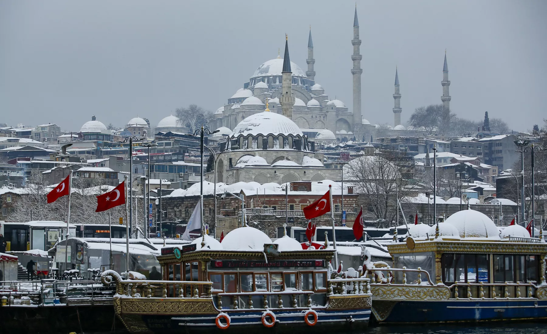 Schneefall in der Türkei
