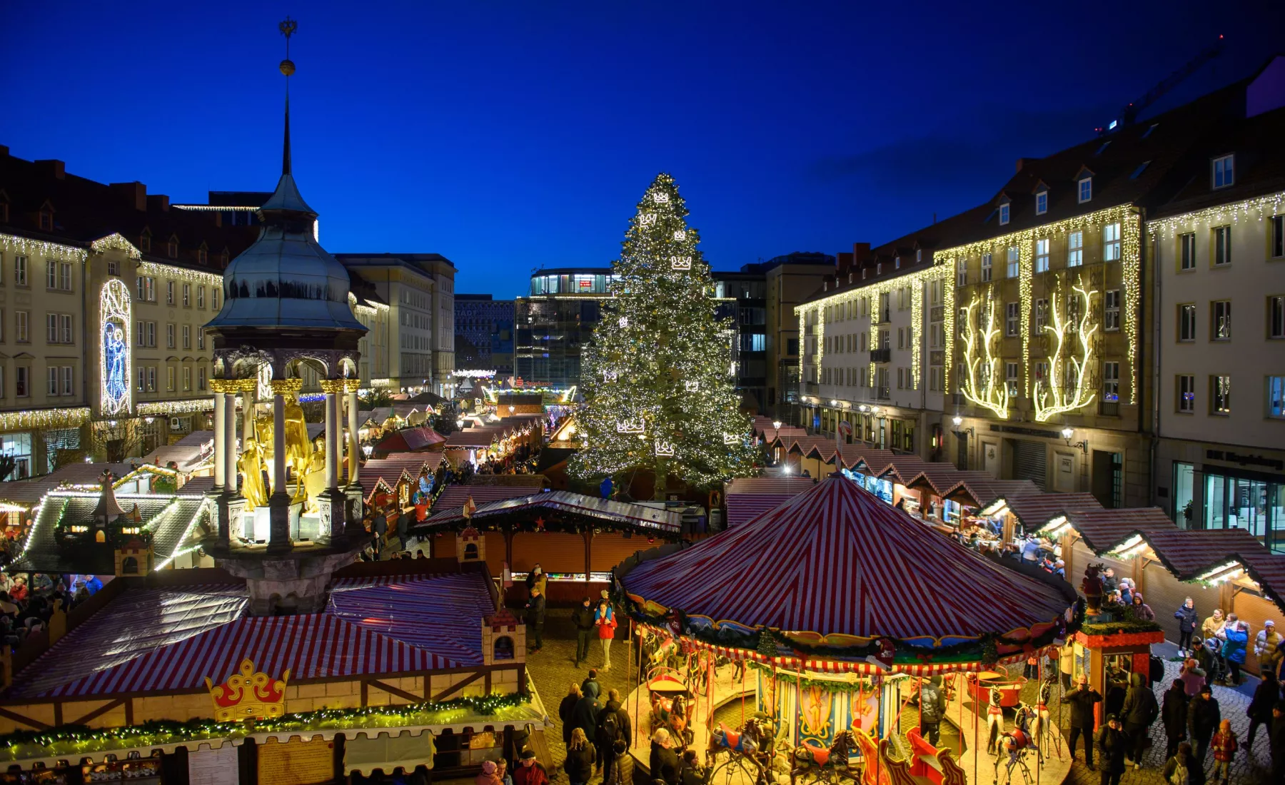 Der Weihnachtsmarkt in Magdeburg