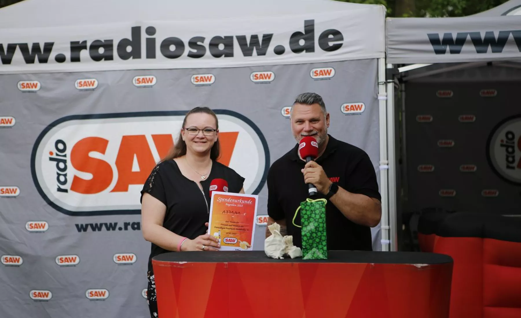 radio SAW Angrillen in Dornbock