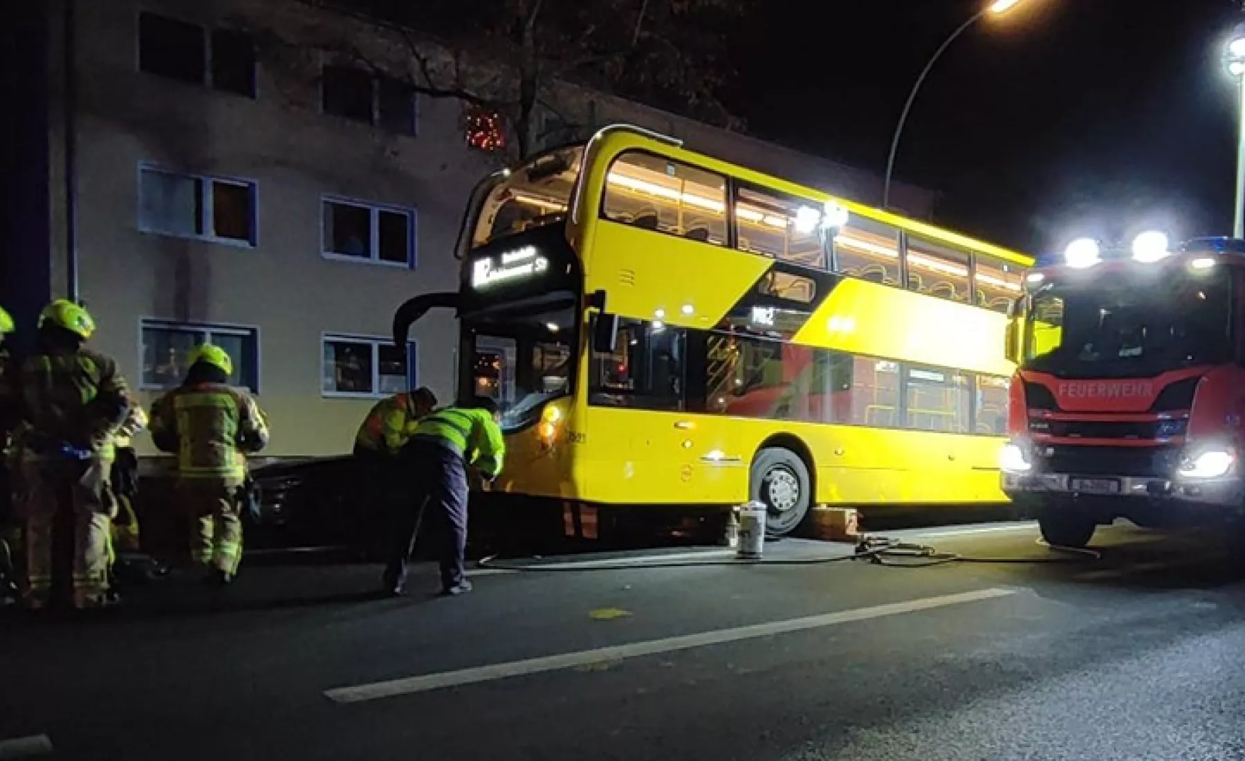 Bus-Unglück in Berlin