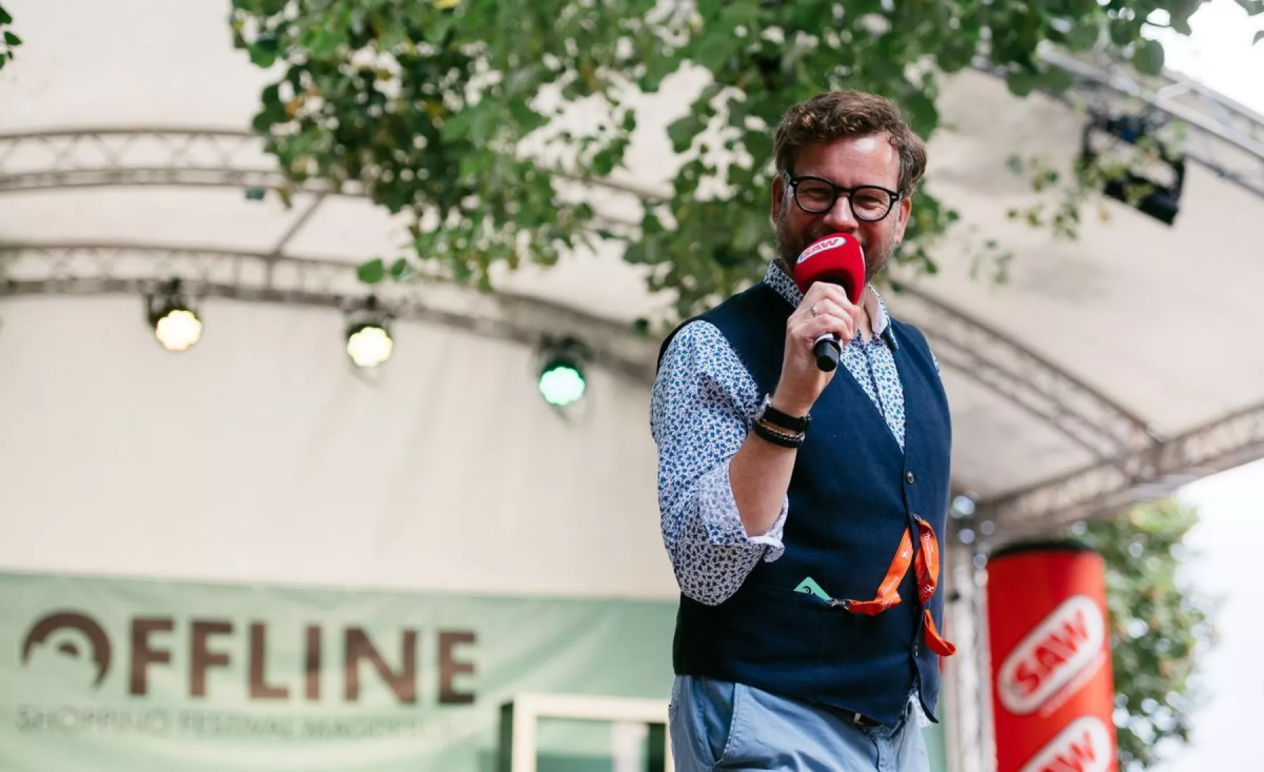 Holger Tapper beim OFFLINE Festival 2021 in Magdeburg