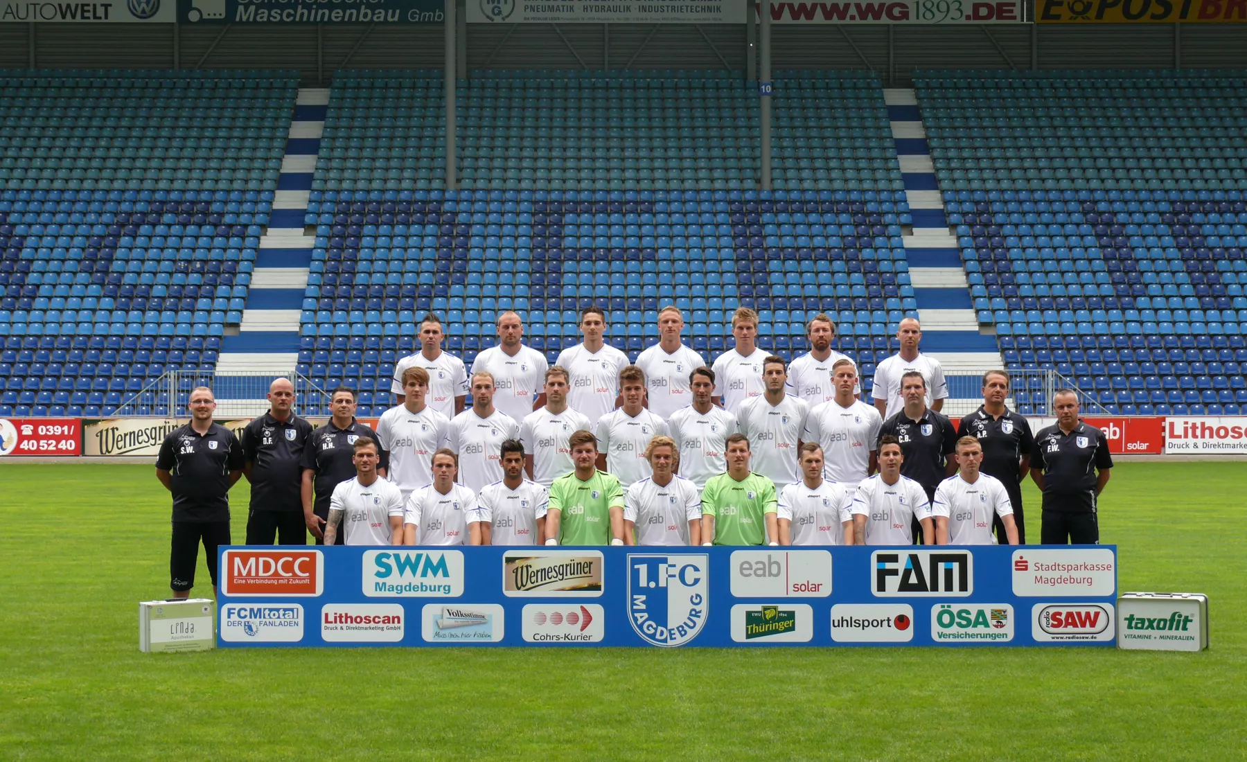 1. FC Magdeburg Mannschaft 2012