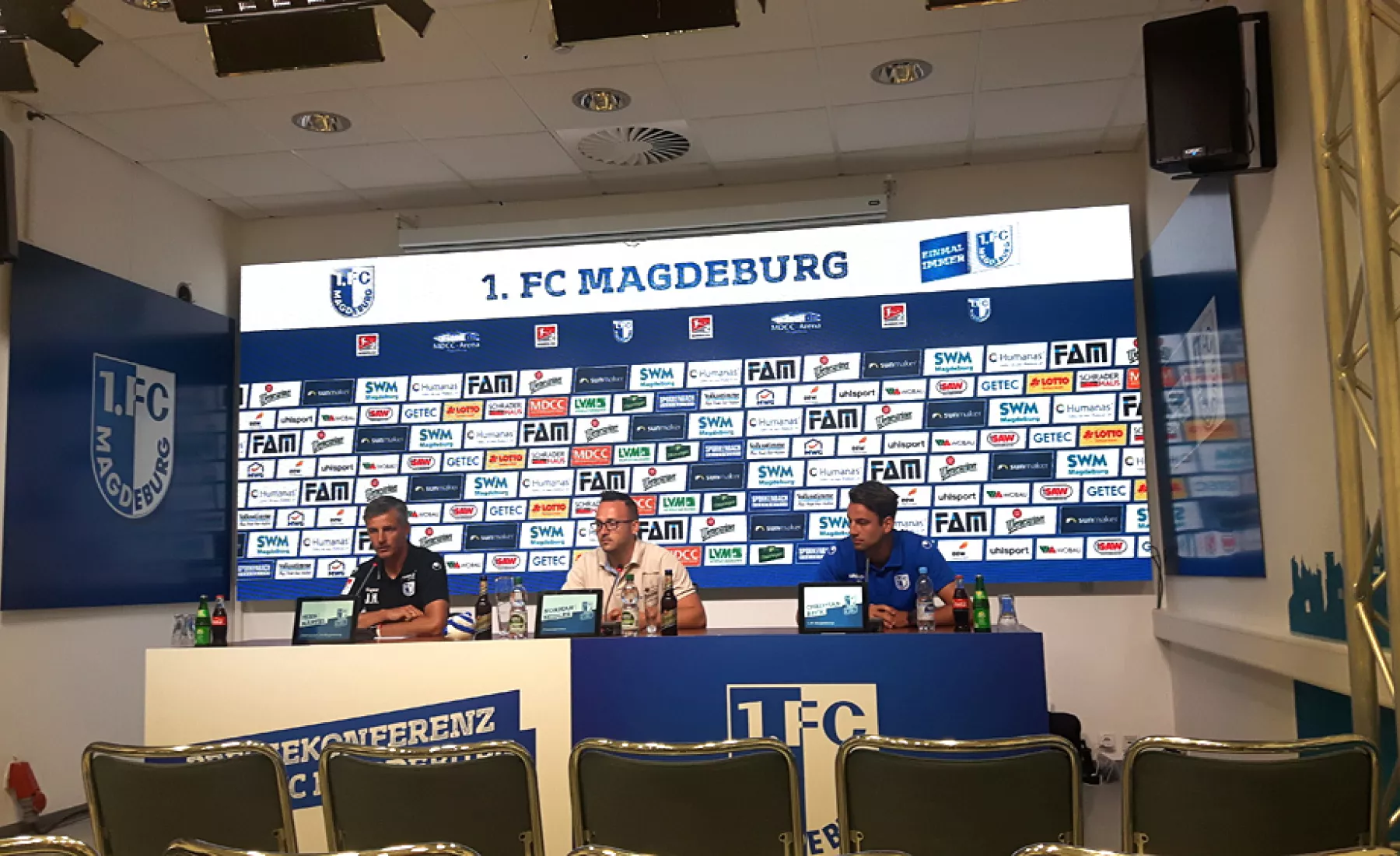 Pressekonferenz 1. FC Magdeburg