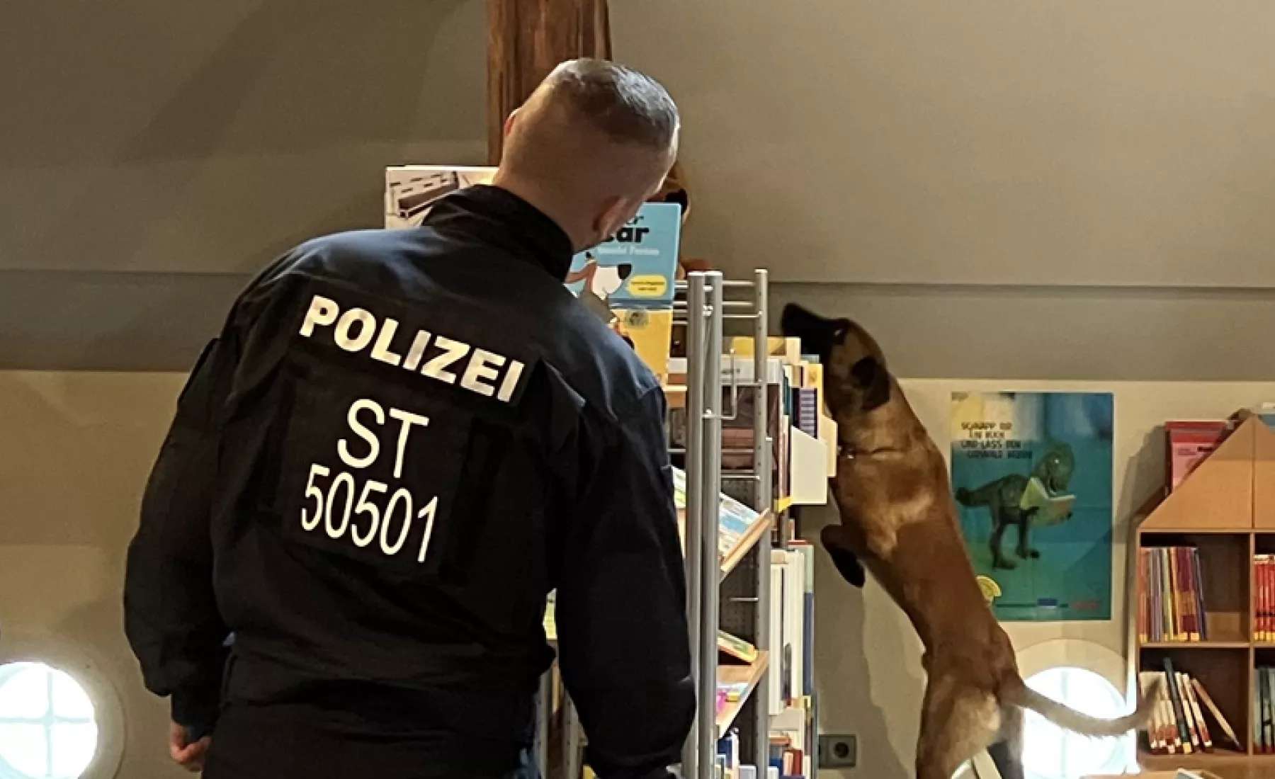 Polizeihundübung in Coswig