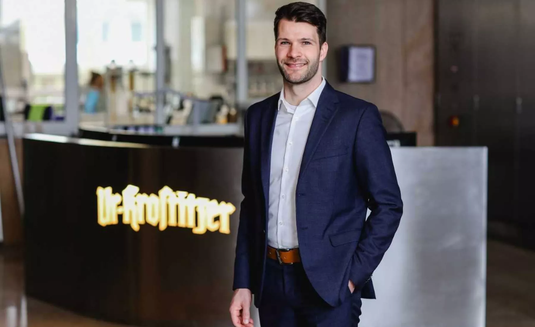 Ab 1. Mai 2023 übernimmt Marketingleiter Sven-Matti Kamann in Doppelfunktion die Nachfolge als Geschäftsführer der Krostitzer Brauerei.