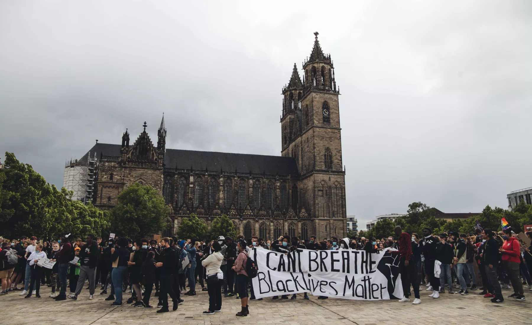 Black Lives Matter Demo in Magdeburg