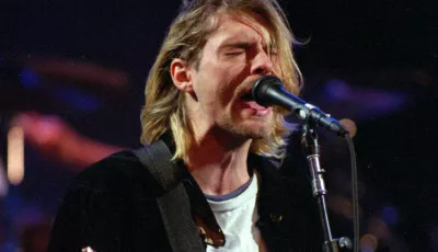 Kurt Cobain, Sänger der US-amerikanischen Kult-Rockband Nirvana