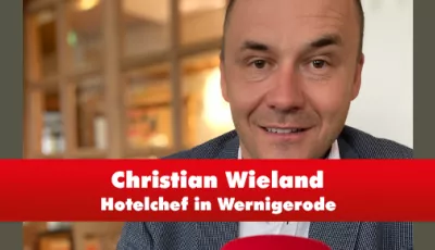 Christian Wieland vom Hotel "Weißer Hirsch" in Wernigerode