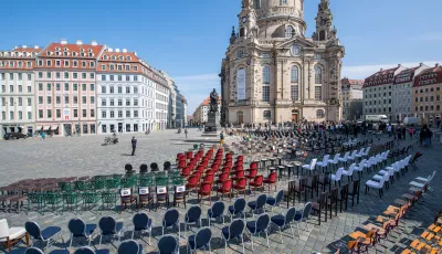 Dresden Frauenkirche Protest