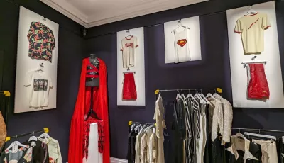 Bühnenoutfits und andere Kleidungsstücke aus dem Nachlass des britischen Rocksängers Freddie Mercury