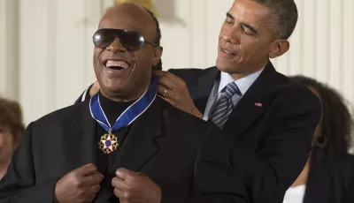Stevie Wonder, Barack Obama, 