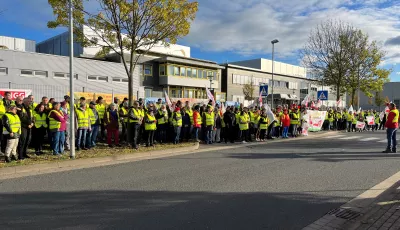 Streik bei Aryzta in Eisleben