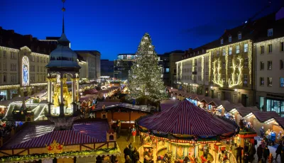 Der Weihnachtsmarkt in Magdeburg