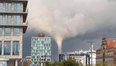Tornado fegt über Kiel