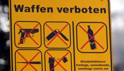 Schild: Waffen verboten