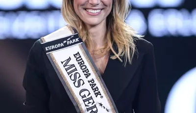 Miss Schleswig-Holstein Leonie Charlotte von Hase wird im Europa-Park zur "Miss Germany 2020“ gekürt.