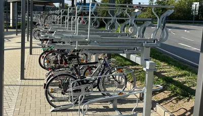 Fahrradstellplätze Bahnhof Fallersleben