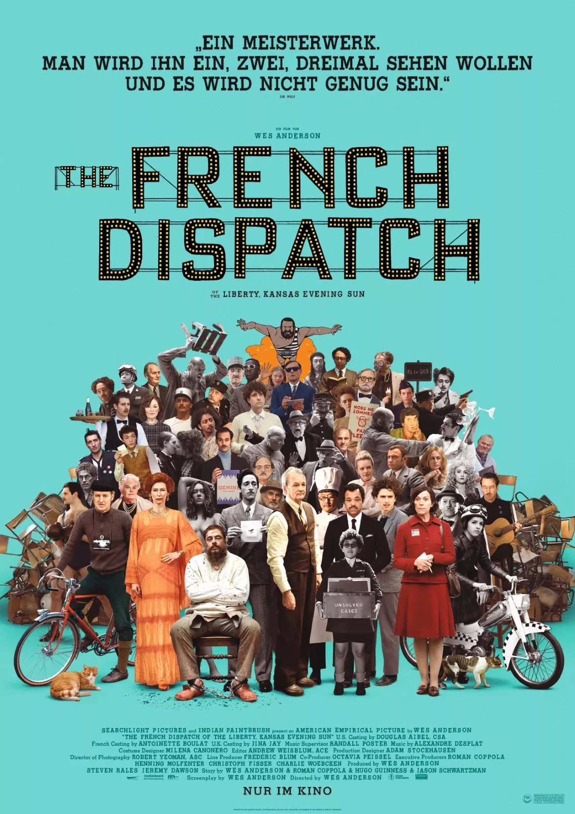 Filmplakat. The French Dispatch