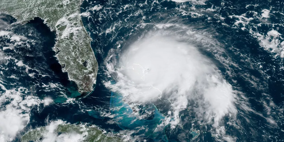 Satellitenbild Hurrikan «Dorian»