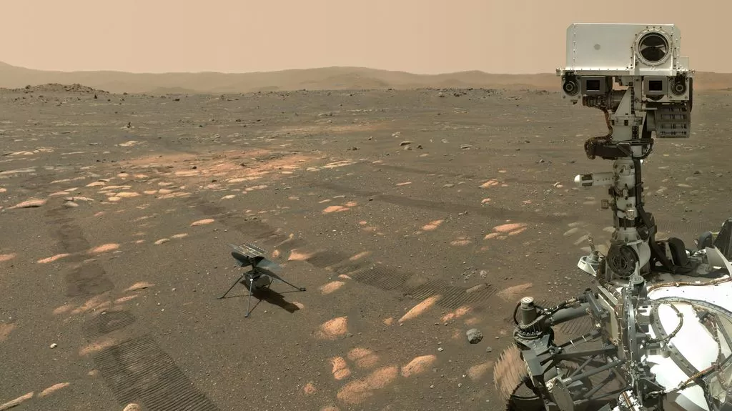 Mars-Rover macht Selfie