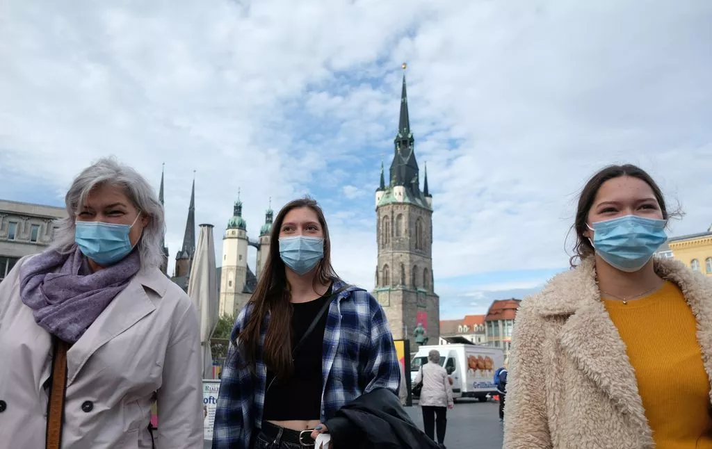Seit dem 22.10.2020 muss in der Innenstadt von Halle eine Maske getragen werden