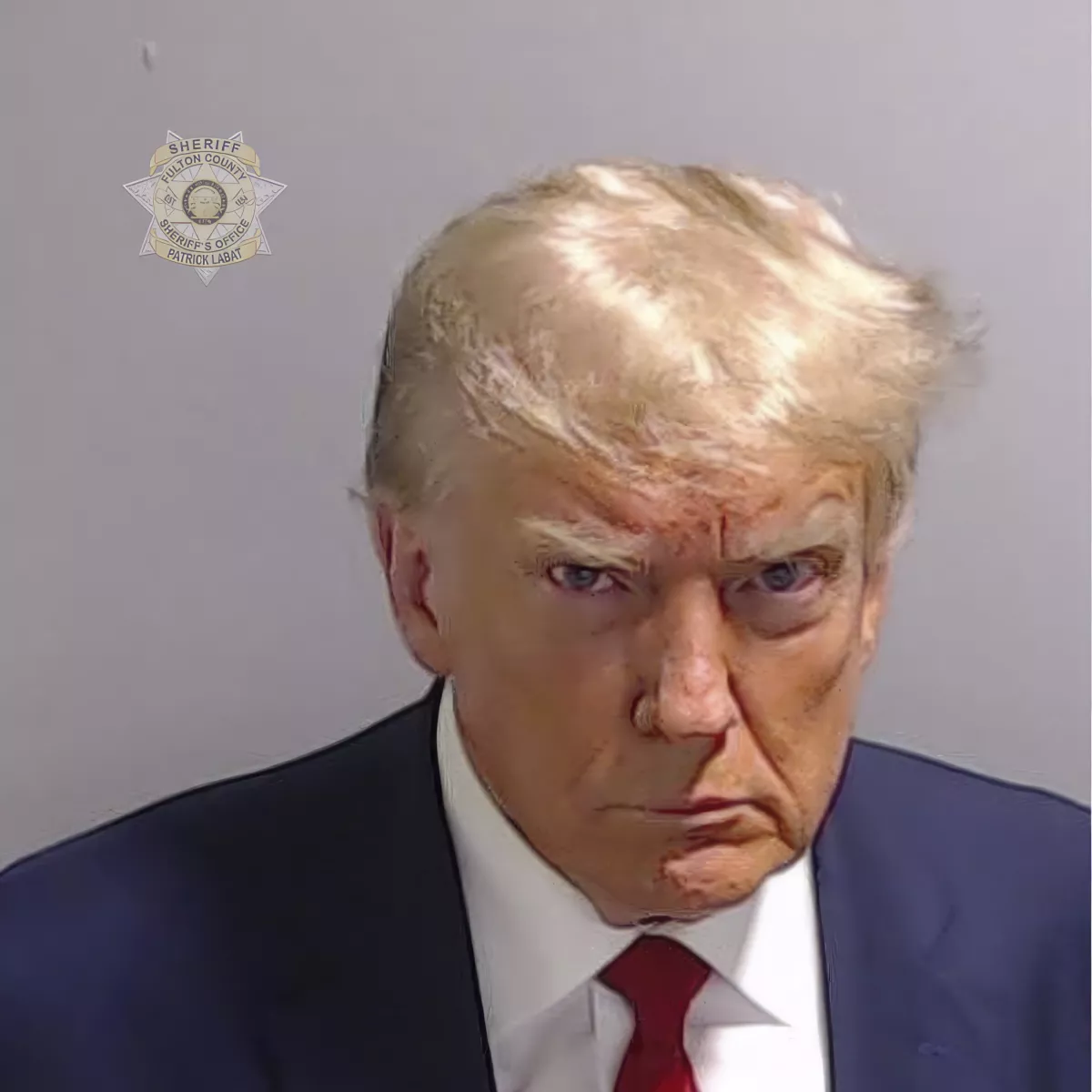Donald Trump Polizeifoto