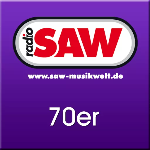 radio SAW 70er Button