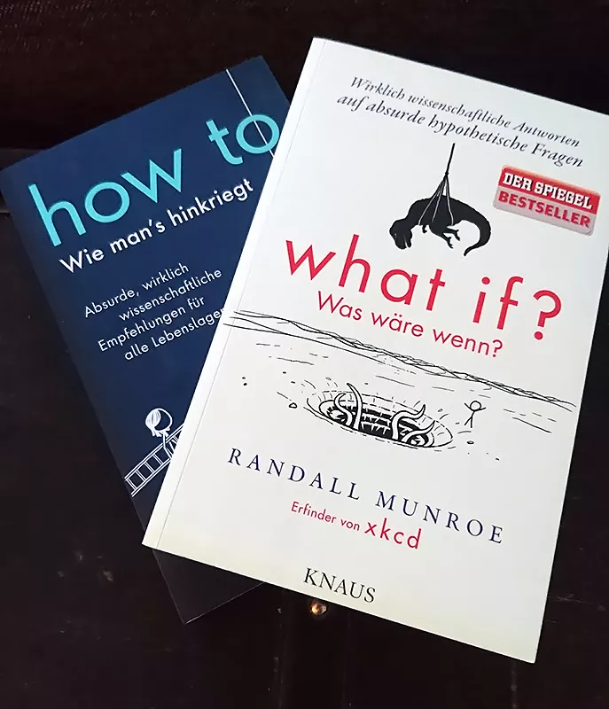 Randall Munroe: what if? & how to.