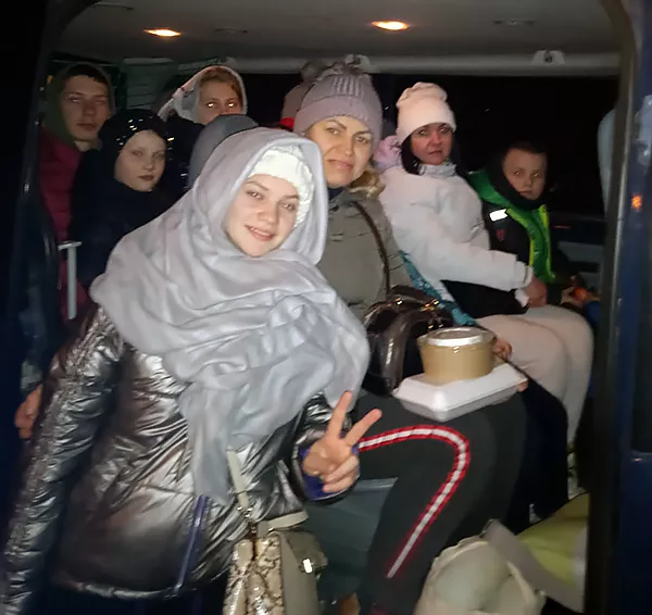 Ukrainische Flüchtlinge in Ochtmersleben