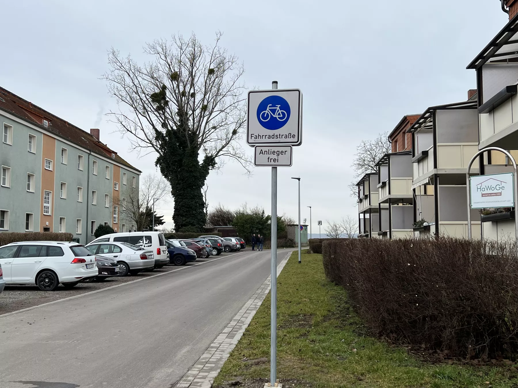 Die erste Fahrradstraße in Halberstadt
