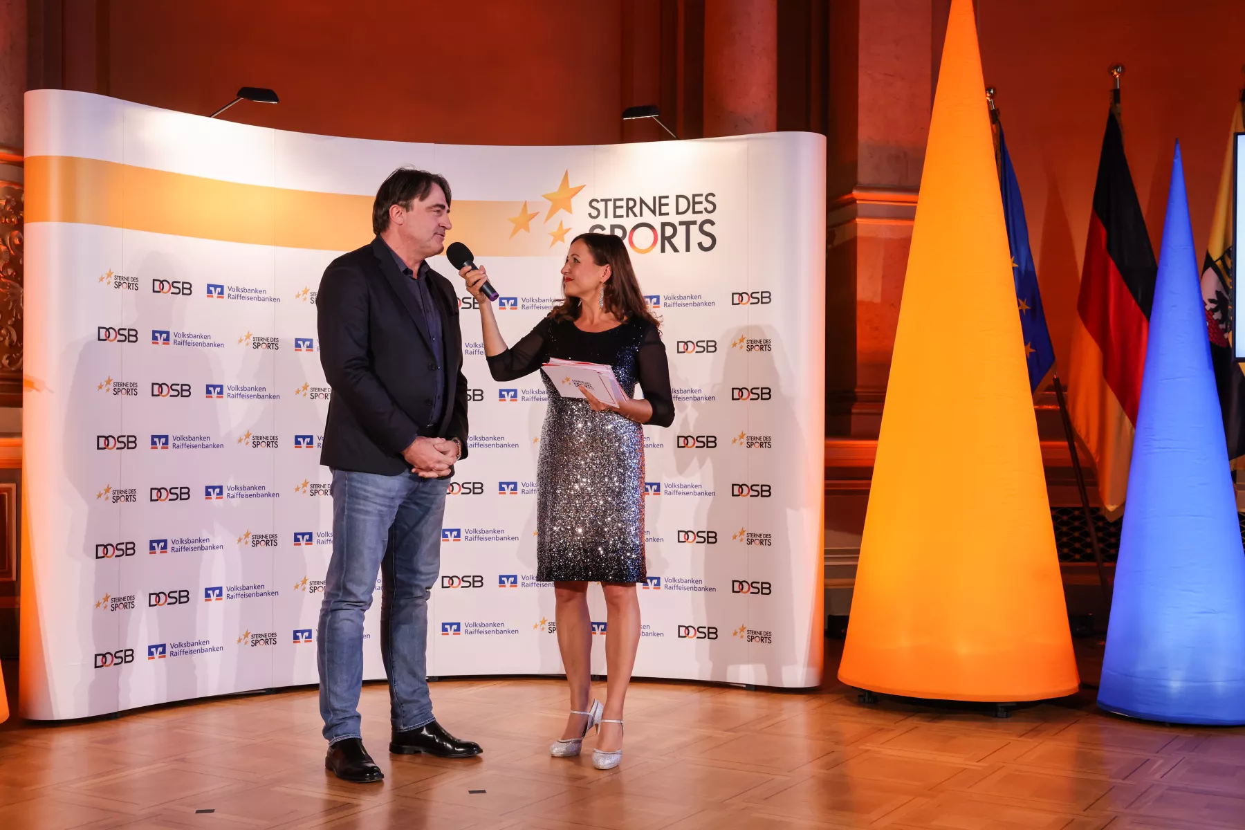 Sterne des Sports - Preisverleihung in 2022 mit Freddy Holzapfel als Moderatorin