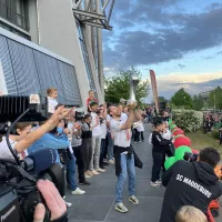SC Magdeburg feiert den DHB-Pokal-Sieg